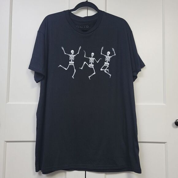 Dancing skeleton t-shirt, large - Picture 2 of 4